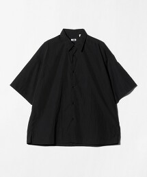 ＜H＞尼龍水洗方形剪裁襯衫