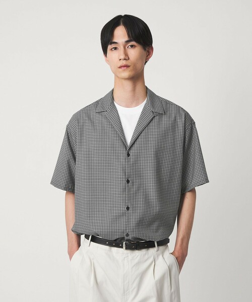 ＜H＞worsted 滑順開領襯衫