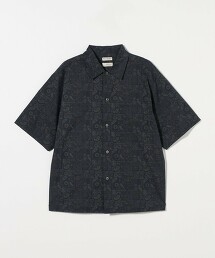Longchamp 拼布佩斯利花紋古巴領襯衫