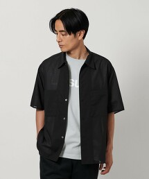 尾州透膚工作寬鬆襯衫 日本製