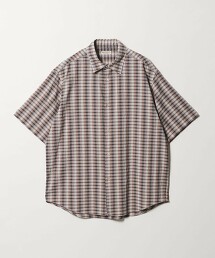 漸層格紋泡泡紗標準襯衫 GRANDE TAPERD型