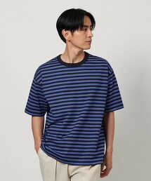 法式橫條紋圓領T恤