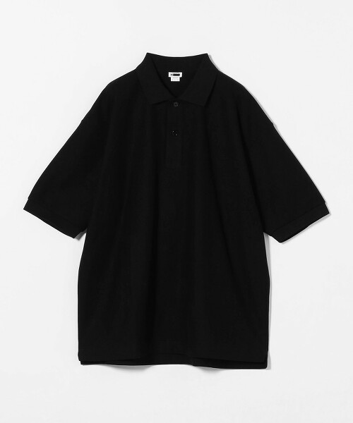 H＞織紋兩鈕扣POLO衫｜H BEAUTY＆YOUTH｜UNITED ARROWS LTD