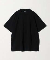 ＜H＞混棉筒編圓領T恤 日本製