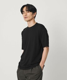 棉喀什米爾羊毛圓領T恤 日本製