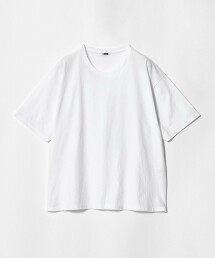 ＜H＞鹽縮絨圓領短袖 日本製