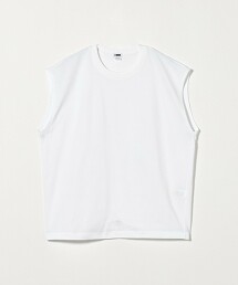 ＜H＞收束棉質無袖上衣 日本製