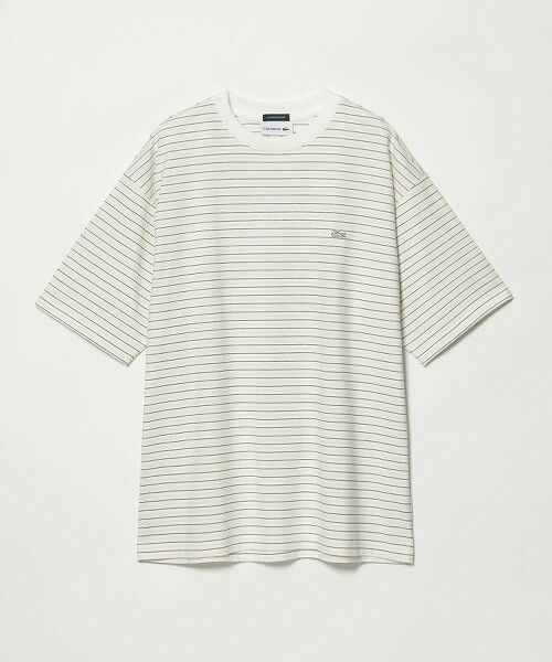 ＜LACOSTE for BEAUTY&YOUTH＞ 橫條紋T恤 日本製