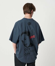【特別訂製】＜CITY COUNTRY CITY＞後染T恤