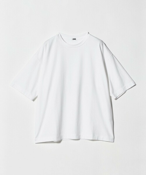 ＜H＞熟成棉細緻加工圓領T恤 日本製