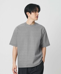Cool 圓領橫條紋T恤 涼感 抗菌防臭