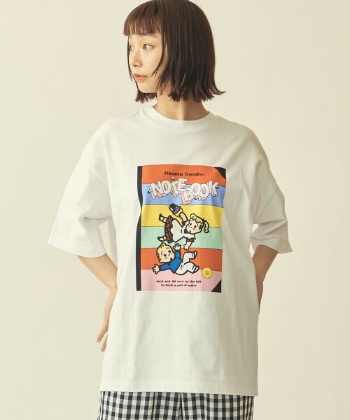 【WEB限定】 <OSAMU GOODS(R)>×<info. BEAUTY&YOUTH> PRINT TEE/聯名T恤