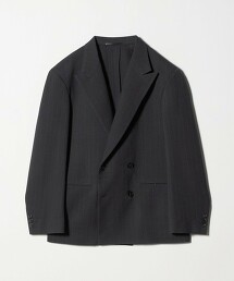 ＜H＞雙層織物針織斜紋4B西裝外套