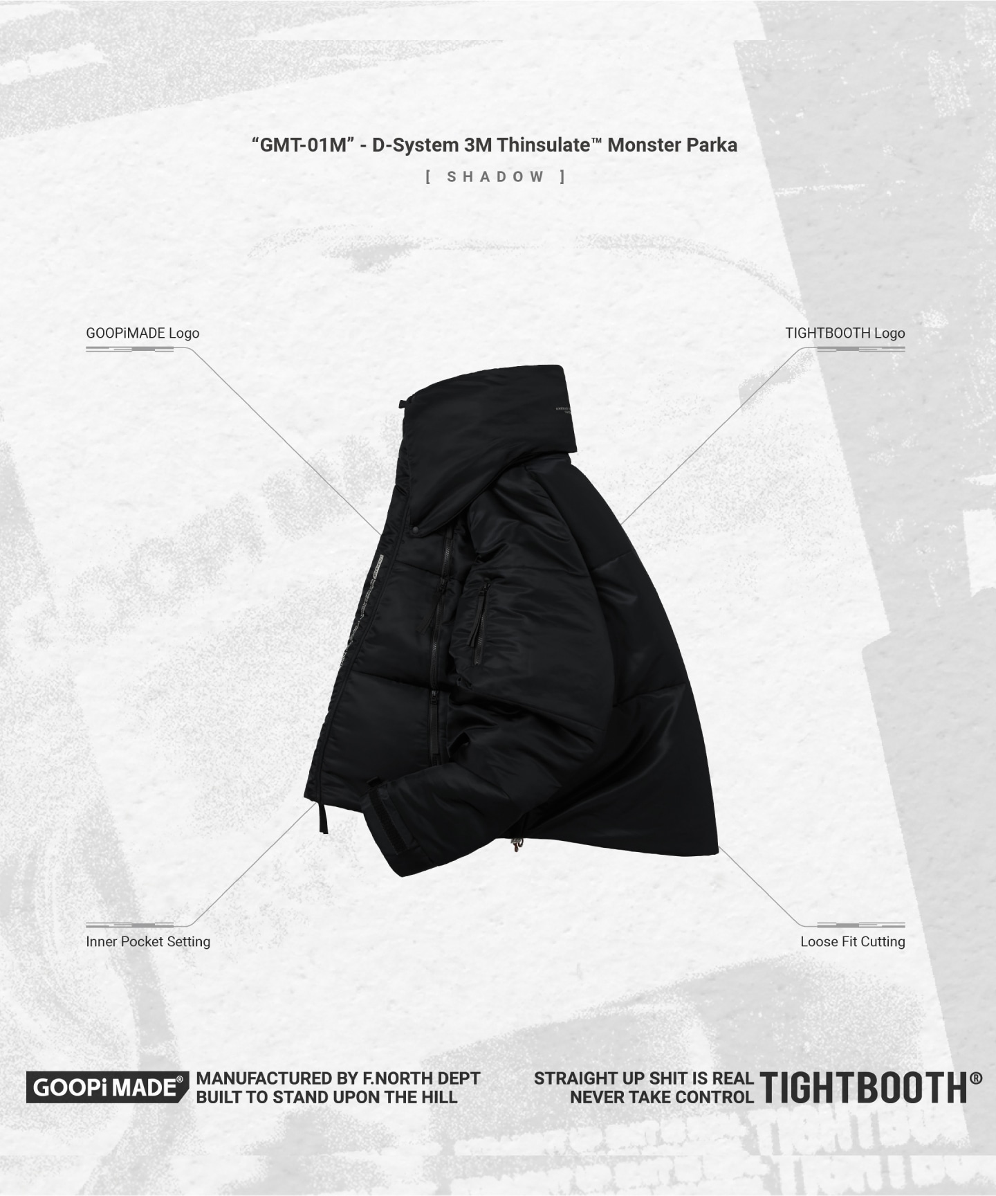 GOOPiMADExTIGHTBOOTH COAT*每人每款限購一件|GOOPiMADE GOOPiMADExTIGHTBOOTH COAT*每人每款限購一件|GOOPiMADE