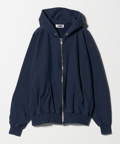 ＜H＞休閒連帽拉鍊外套 日本製