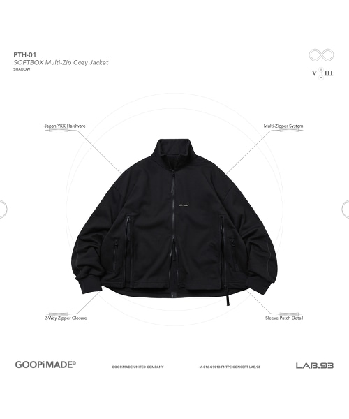 TW GOOPiMADE 25 ZIP COZY JACKET**每人每色限購一件