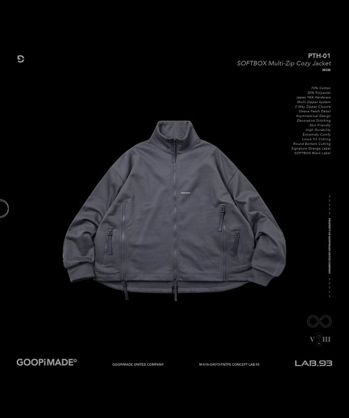 TW GOOPiMADE 25 ZIP COZY JACKET**每人每色限購一件