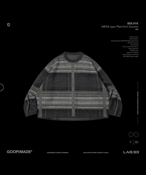 TW GOOPiMADE 13 Plaid Sweater**每人每色限購一件