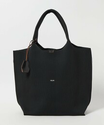 ＜hALON＞條紋針織托特包L