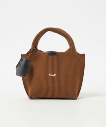 ＜hALON＞hALON STRIPE KNIT TOTE S