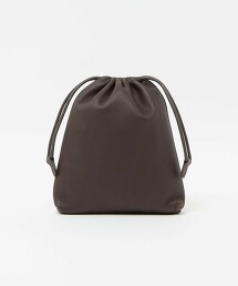 UNFINISHED LEATHER/束口袋後背包