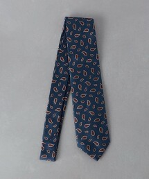 ＜ARCURI＞ 佩斯利花紋緹花領帶