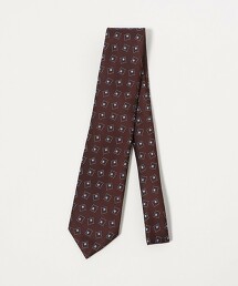 多彩方形緹花領帶