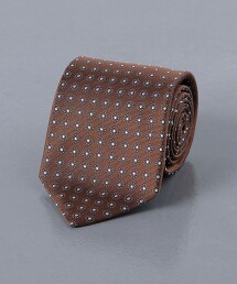 ＜UNITED ARROWS＞ 小紋 蠶絲 領帶 日本製