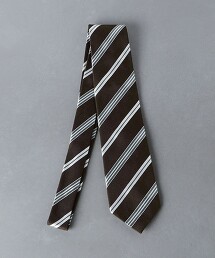 絲綢 多彩 條紋 領帶