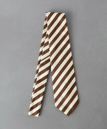 棕色斜條紋領帶