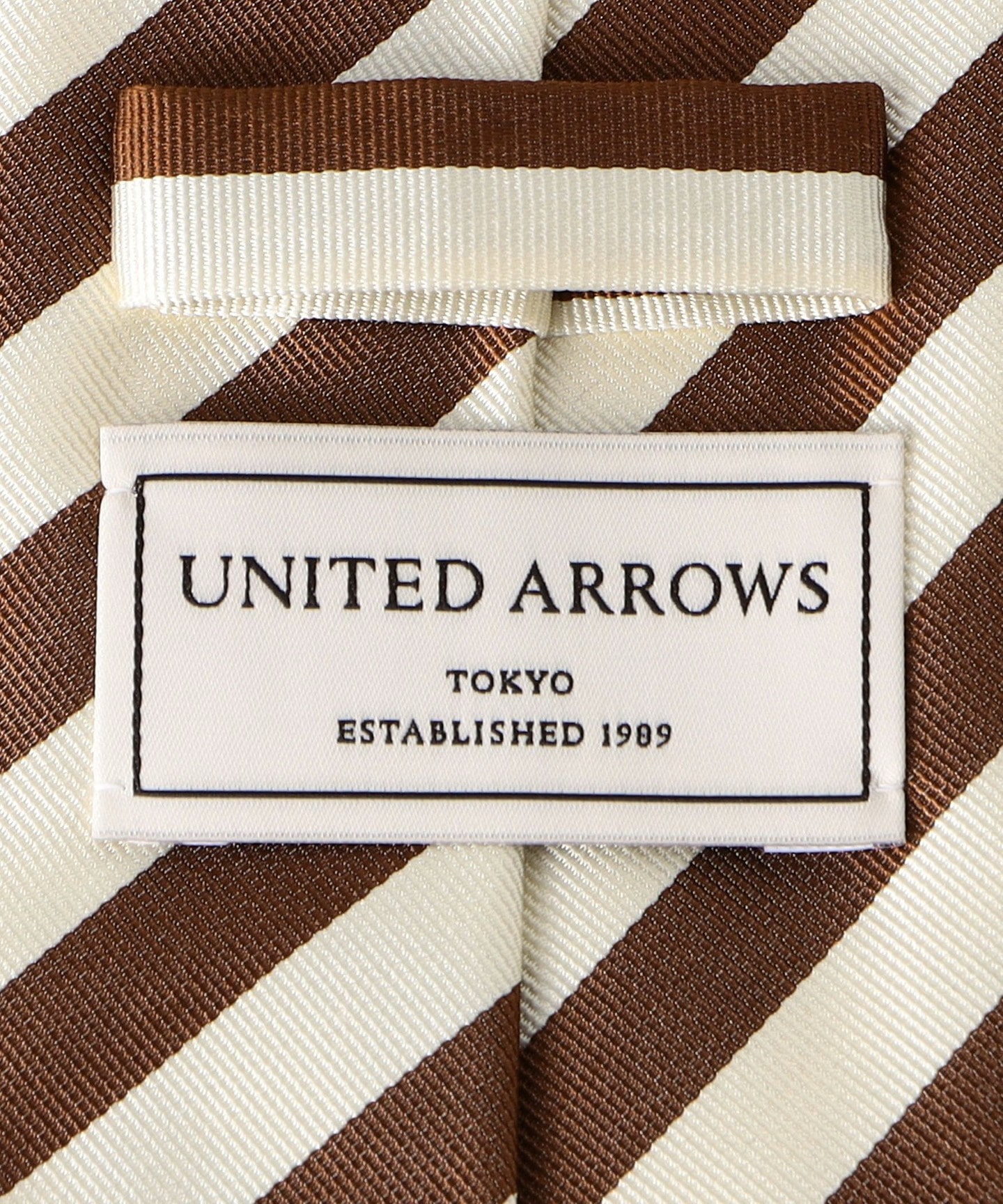 棕色斜條紋領帶｜outlet UNITED ARROWS｜UNITED ARROWS LTD