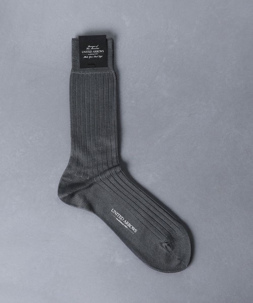 <UNITED ARROWS> 2TONE RIB SOCKS