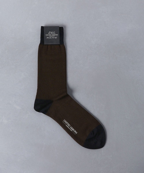 <UNITED ARROWS> 橫條紋長襪