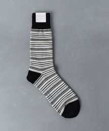 多彩橫條紋長襪