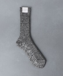 混色 羅紋長襪