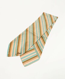 ＜molteni＞多彩條紋阿斯科特領巾