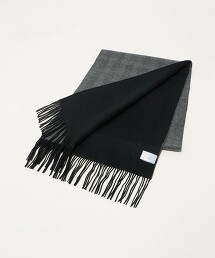 喀什米爾羊毛正反兩用人字呢圍巾