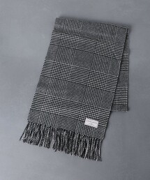 ＜UNITED ARROWS＞ 喀什米爾羊毛 格紋 圍巾