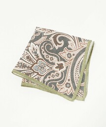 ＜molteni＞佩斯利花紋口袋巾