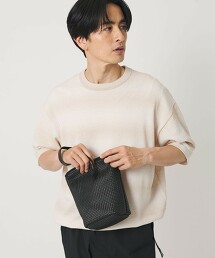 編織網眼手拿包