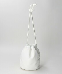 ＜allery＞ POUCH S WHITE/束口包