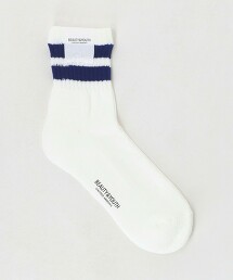 雙線條柔軟拉絨襪