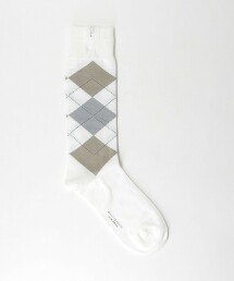 阿蓋爾菱形花紋 基礎襪款 日本製