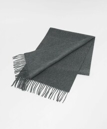 喀什米爾羊毛素色圍巾