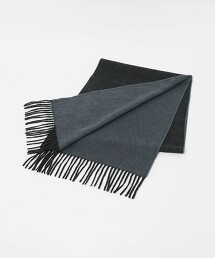 喀什米爾羊毛正反兩用圍巾