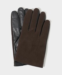 拼接皮革手套 可觸控