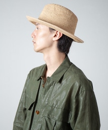TW RACAL CRSHBL RAFFIA HAT