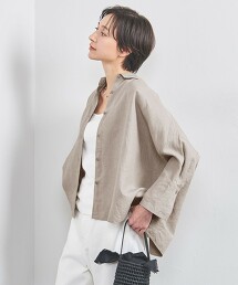 亞麻土耳其袖襯衫