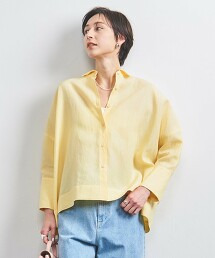 亞麻土耳其袖襯衫