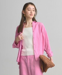 亞麻土耳其袖襯衫